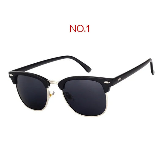 Classic Brand Designer Vintage Square Sun Glasses