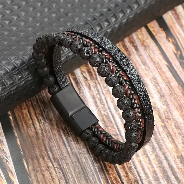 Classic Men's Leather Bracelet